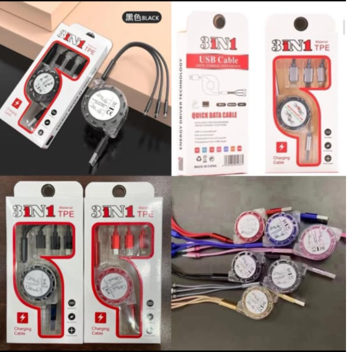 3 in 1 USB Cable