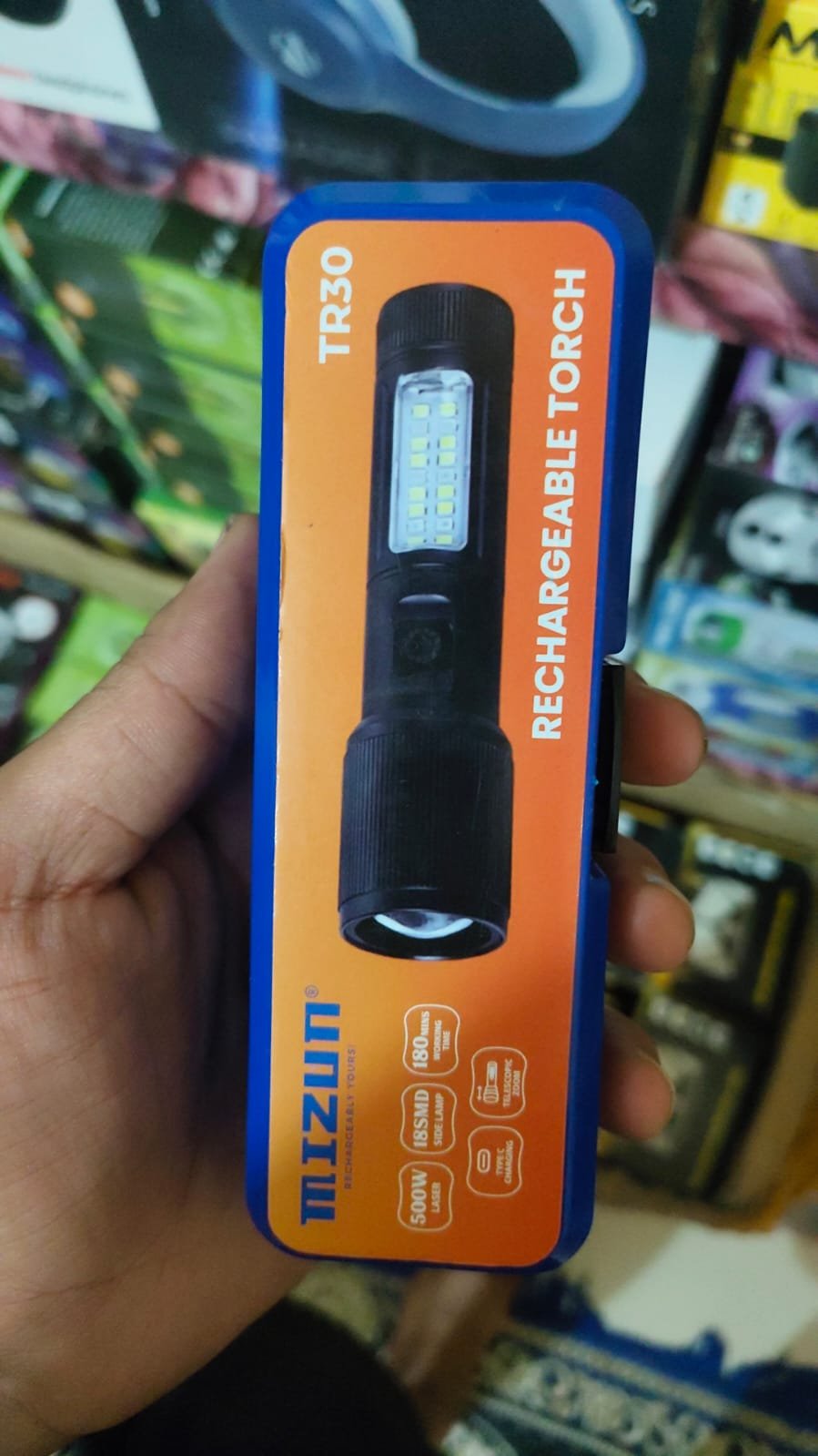 Mizun TR30 Rechargable Torch