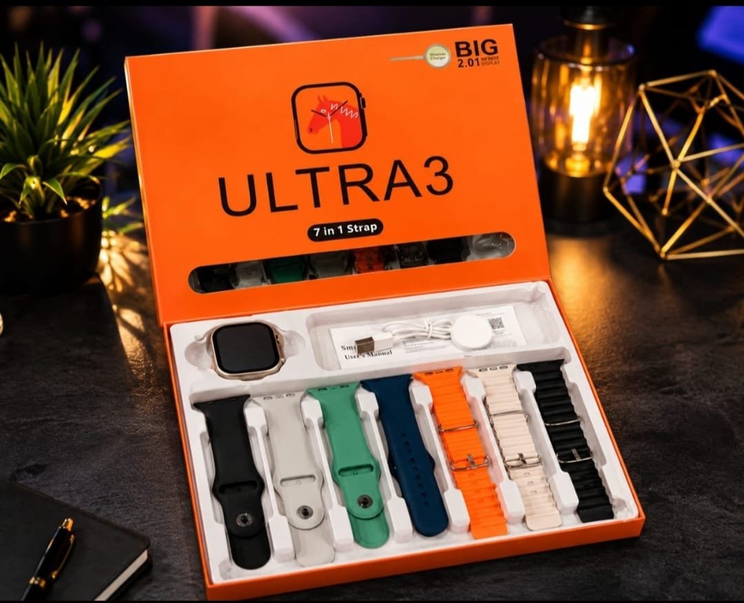 Ultra 3 Smartwatch 7 in 1 Strap