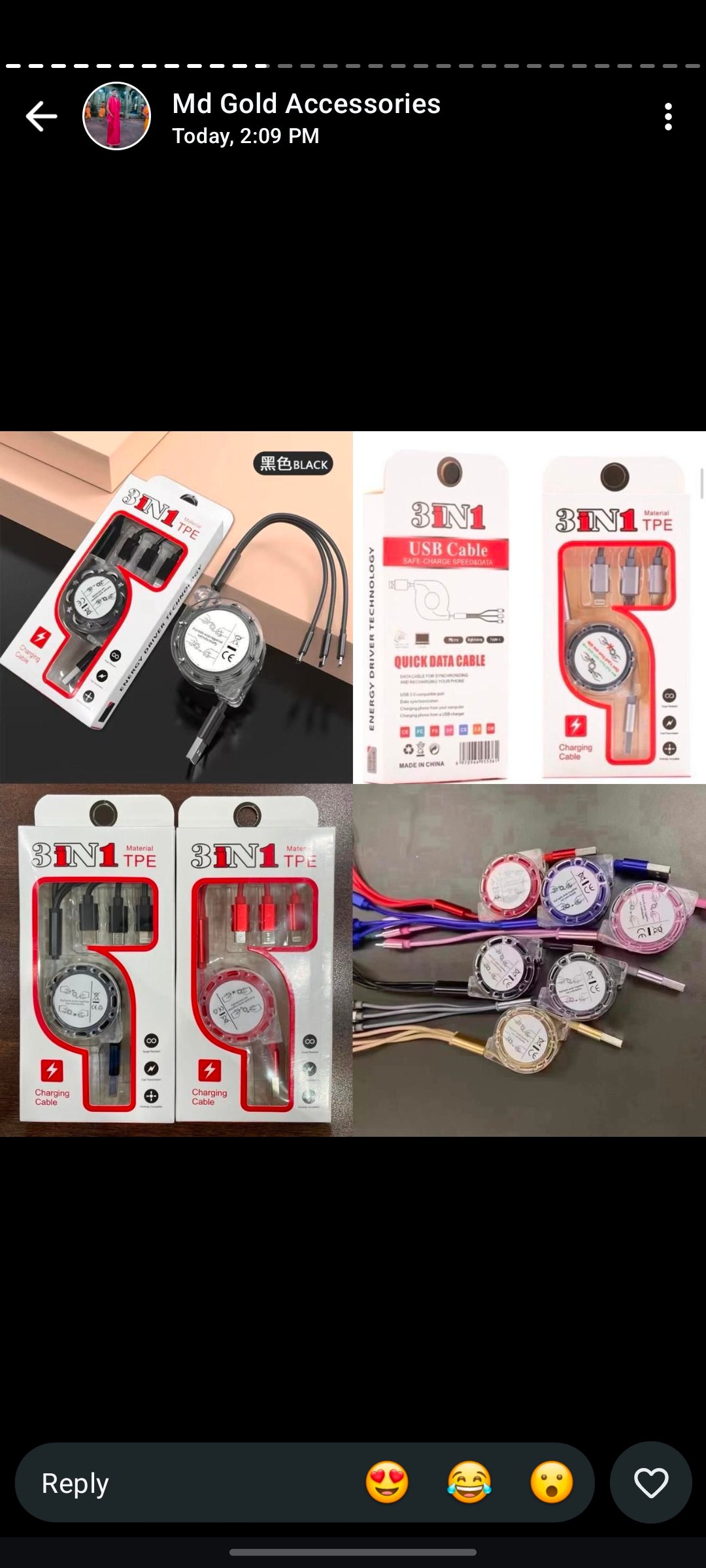 3 in 1 data cable
