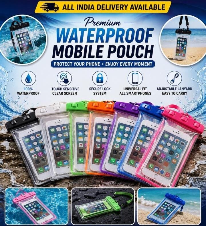 Waterproof mobile pouch